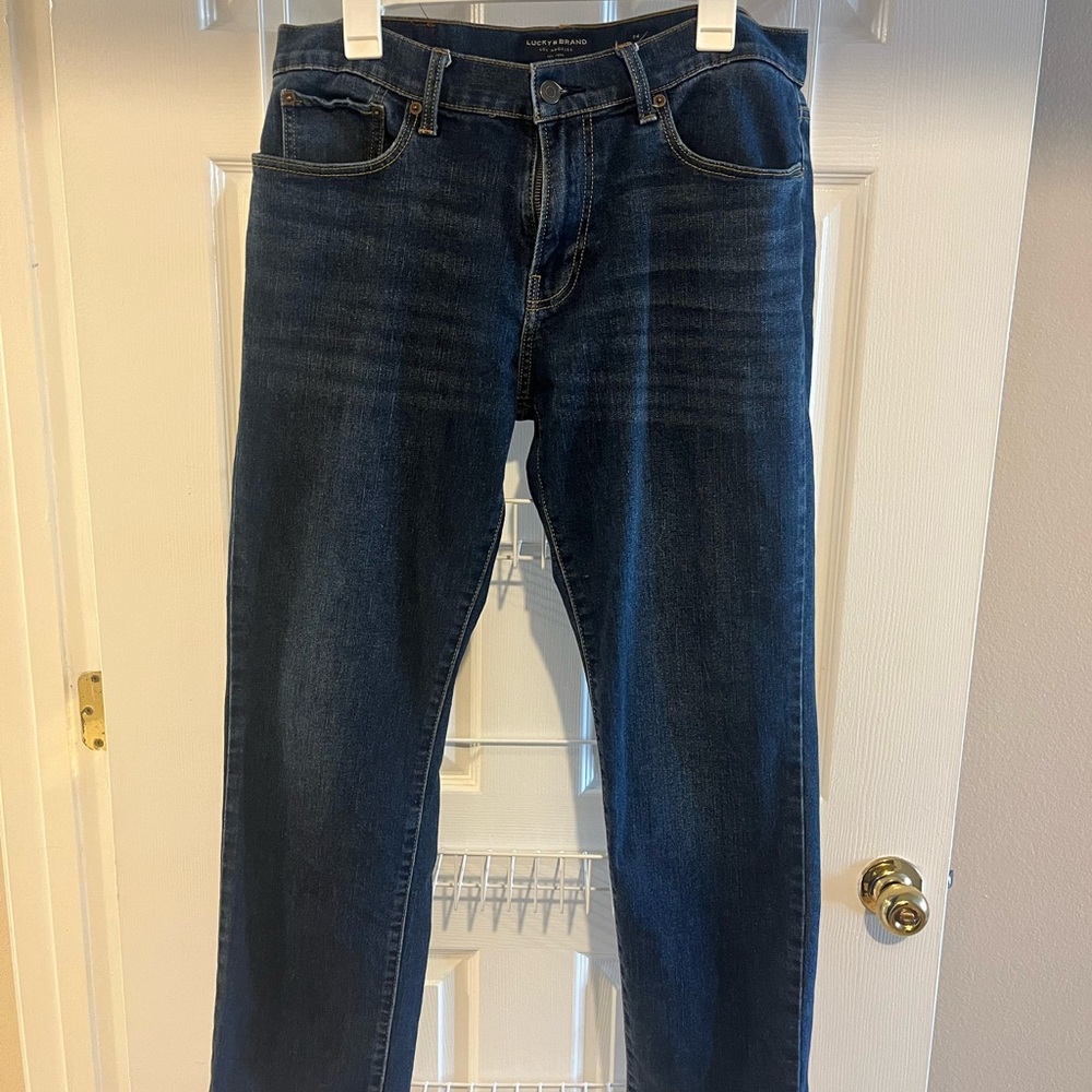 Lucky Brand Medium Blue Straight Leg Jeans